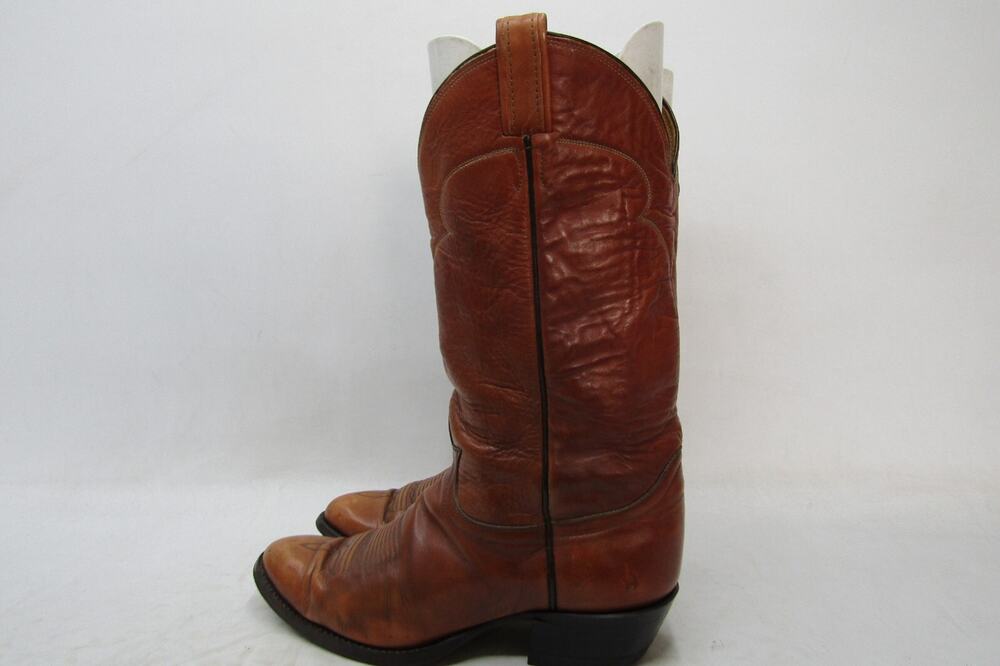 TONY LAMA Gold Label Mens Size 9 D Brown Leather Cowboy Boots